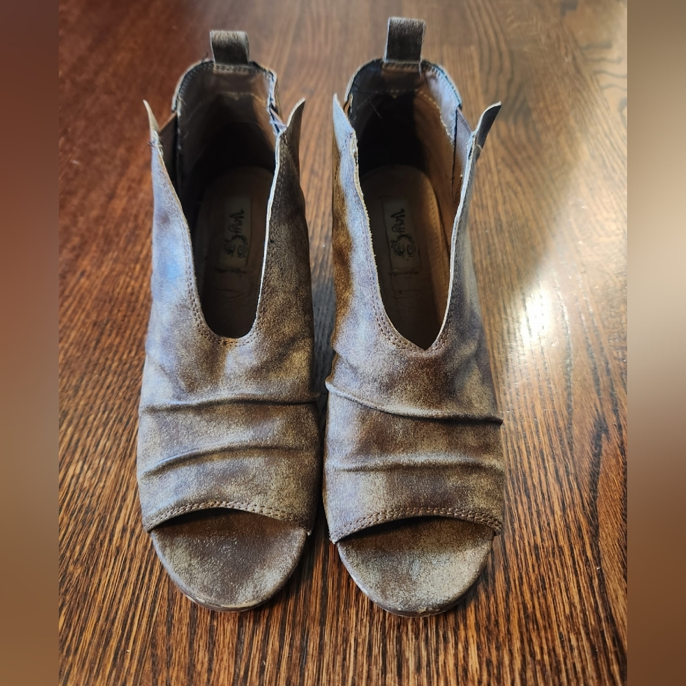 Open Toe Booties